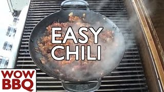 Weber Wok  Gourmet BBQ System  The Easiest Chilli Con Carne [upl. by Nap120]