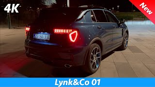 LynkampCo 01 2024 Night Review 4K Exterior  Interior Adaptive curve LED Headlights [upl. by Joanne832]