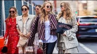 Spring summer fashion week street style 2018 [upl. by Ulrica911]