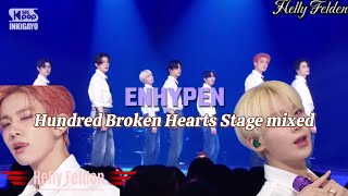 Enhypen Hundred Broken Hearts Stage mixed [upl. by Wallas]