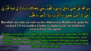 Doa Ketika Rezeki Sedang Seret Agar Lancar dan Berkah Bismillahi ala nafsi wa mali wa dini [upl. by Taffy]