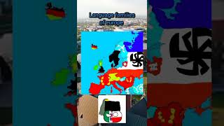 Language families of europe europe map geography mapping history countryballs [upl. by Motteo531]