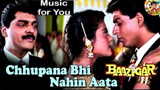 Baazigar Chhupana Bhi Nahi Aata l Full Song review in piano  Shahrukh Khan  Kajol [upl. by Haveman]