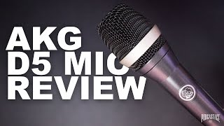 AKG D5 Vocal Dynamic Mic Review  Test [upl. by Enatan]