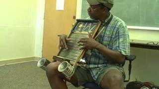 Washboard Chaz teaches washboard and talks about soloing at Centrum [upl. by Oiracam515]