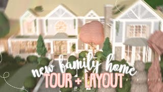 our new bloxburg family mansion tour  layout  roblox [upl. by Prud]