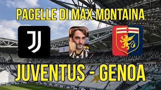 JUVENTUS GENOA PAGELLE DI MAX MONTAINA [upl. by Kial]