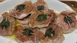 SALTIMBOCCA ALLA ROMANA di Betty e Marco  Ricetta facile e veloce [upl. by Allan]