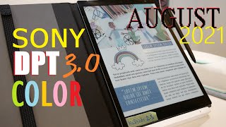 Sony COLOR DPT Digital Paper 2021 Update [upl. by Cob]