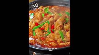 Fish offal hot potFricassee Stew鱼杂煲 food chinafood streetfood cooking chineasefood delicious [upl. by Yasmin]