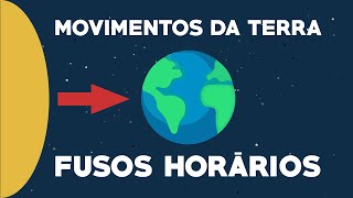 MOVIMENTOS DA TERRA E FUSOS HORÁRIOS  Geografia [upl. by Diahann]