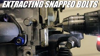 How to easily extract a snapped or broken bolt [upl. by Tawney]