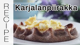 HOW TO MAKE SIMILAR KARELIAN PIE FINNISH FOOD RECIPE  RIISIPIIRAKKA JA MUNAVOI RESEPTI [upl. by Larrej]