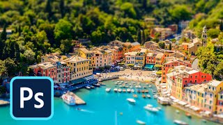 The tiltshift effect in Photoshop CC 2021 [upl. by Jelks]