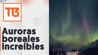 Impresionantes auroras boreales son vistas en varios países tras tormenta solar ¿Cómo se producen [upl. by Hsoj752]