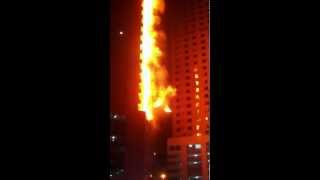 Al Tayer Building on Fire in Sharjah Al Nahda 27th 28th April 2012 [upl. by Iadam]