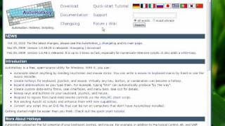 AutoHotkey 1 Install and Hello World [upl. by Lumbye]