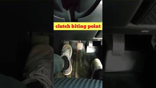 clutch biting point shorts car ytshorts [upl. by Oirotciv]