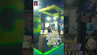 3D Stall Design  Fabrication Construction for Glow Green at Led Expo 2023 by Raunaj Media stall [upl. by Calesta]