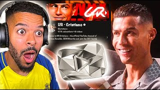 REACTING TO CRISTIANO RONALDOS BRAND NEW YOUTUBE CHANNEL [upl. by Gloriana]