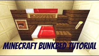 Minecraft Bunkbed Tutorial 1 [upl. by Serica]