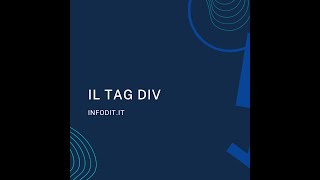 Il tag div [upl. by Mayer]