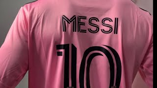 Mostrei os detalhes da camisa do Inter Miami Titular home 2223 Rosa  Messi Qualidade perfeita [upl. by Conrade]