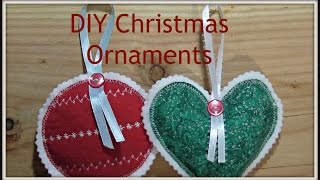 How to Sew Fabric Christmas Ornaments [upl. by Neladgam]