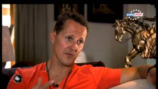 Schumacher at Home  July 2013 Eurosport [upl. by Hadeehuat825]