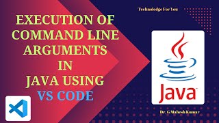 EXECUTION OF COMMAND LINE ARGUMENTS IN JAVA USING VS CODE [upl. by Taryne]