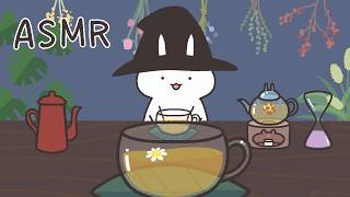 ASMR Relaxing Herbal Tea A Cozy Treat for You  ASMR Animation [upl. by Ker]