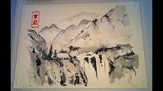 Japanese Landscape Painting [upl. by Aruam]