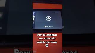 Me compré una nintendo switch por temu 💀 humor viral nintendoswitch [upl. by Alor]