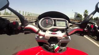 MV Brutale 1090R Vs Kawy Ninja ZX6R 80250 Kmh [upl. by Brill]