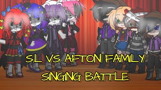 sl vs afton family singing Battlegachafnafsinging battle [upl. by Earas282]