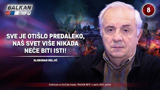 INTERVJU Slobodan Reljić  Sve je otišlo predaleko svet nikada više neće biti isti 1932022 [upl. by Urbannal]