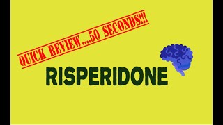 Risperidone  QUICK REVIEW  USES  MOA  ADVERSE EFFECTS  PharmCept [upl. by Rufe]