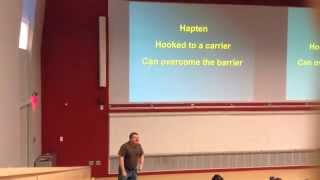 Hooked to a Carrier The Immunology Song 5 Performed by Brown University Lecturer Rick Bungiro [upl. by Gent]