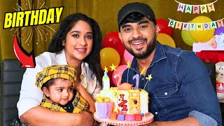 KUNJAAVAS 6 MONTH BIRTHDAY ❤️🔥  AMMU amp ASWIN [upl. by Allenod]