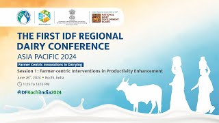 THE FIRST IDF REGIONAL DAIRY CONFERENCE  Session 1 [upl. by Nylyahs952]