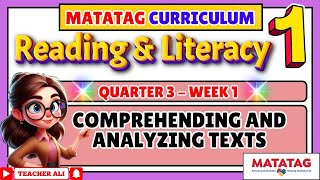 GRADE 1 READING AND LITERACY 1 QUARTER 3 WEEK 1 [upl. by Damales968]