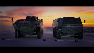 Patria AMVXP and Patria 6X6 Patria Arctic Testing Team presents [upl. by Erinn]