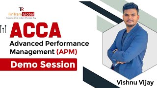 ACCA APM Lecture by Vishnu Vijay  APM Demo Session  ACCA Advanced Performance Management [upl. by Raycher360]