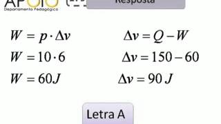 Física  Exercícios do Estudo dos Gases e as leis da Termodinâmica [upl. by Fougere]