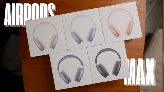 AirPods Max Unboxing  All Colours [upl. by Yerg]