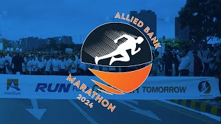 Allied Banks Marathon 2024  Run for a Greener Tomorrow [upl. by Thaddeus]