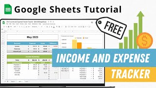 How to Build an Income and Expense Tracker from Scratch  Google Sheets TUTORIAL Budget Spreadsheet [upl. by Lenee]