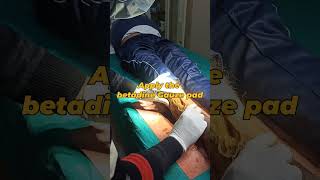 How to heal wound faster Non adherent dressing without assistant medical ytshorts nursing [upl. by Asp896]