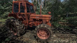 Abandoned tractor found in forest  rebuild  Farming Simulator 22 [upl. by Nagaet]