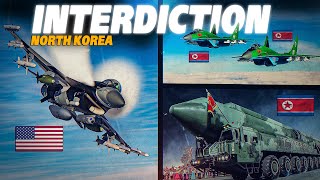 North Korean Migs Vs American F16C Viper Intercept  Dogfight  Digital Combat Simulator  DCS [upl. by Rebliw988]